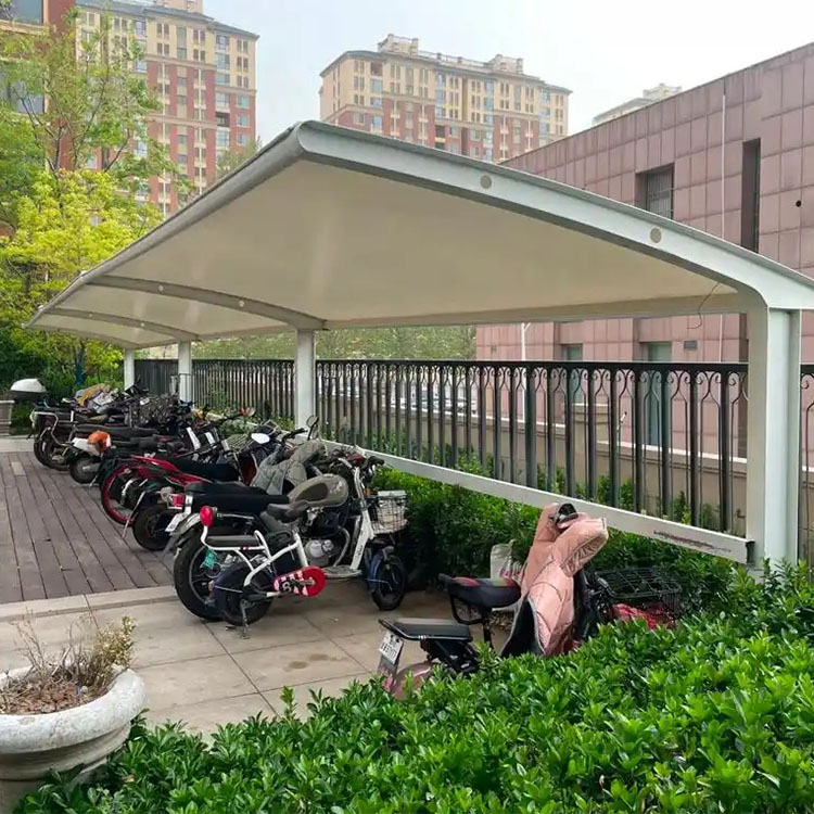 高邮市膜结构电动车棚